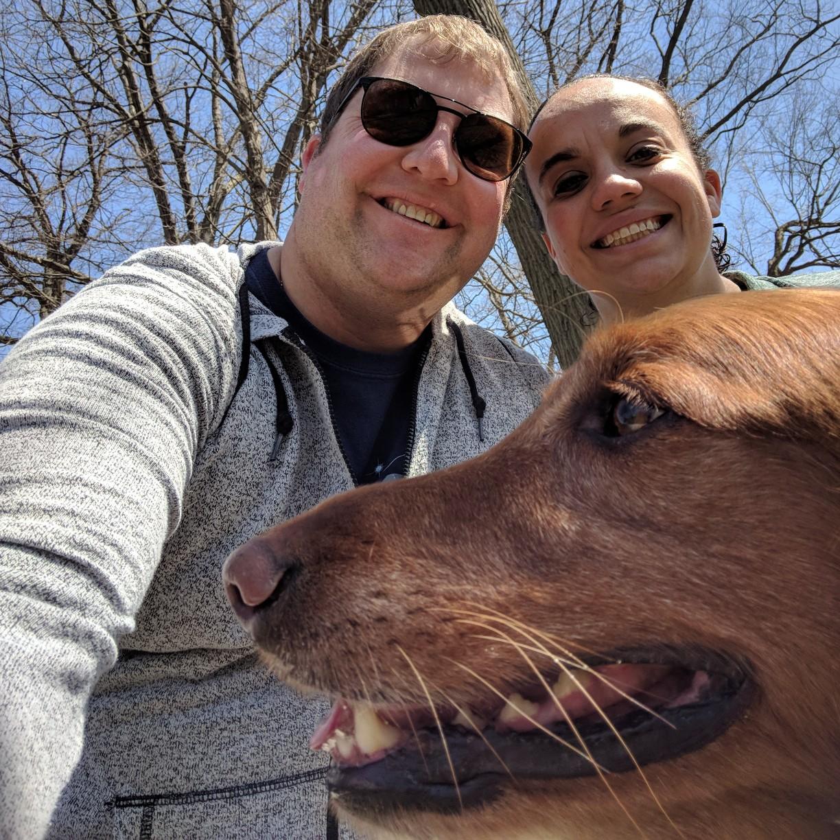 A nice walk along the river trail in Lansing.