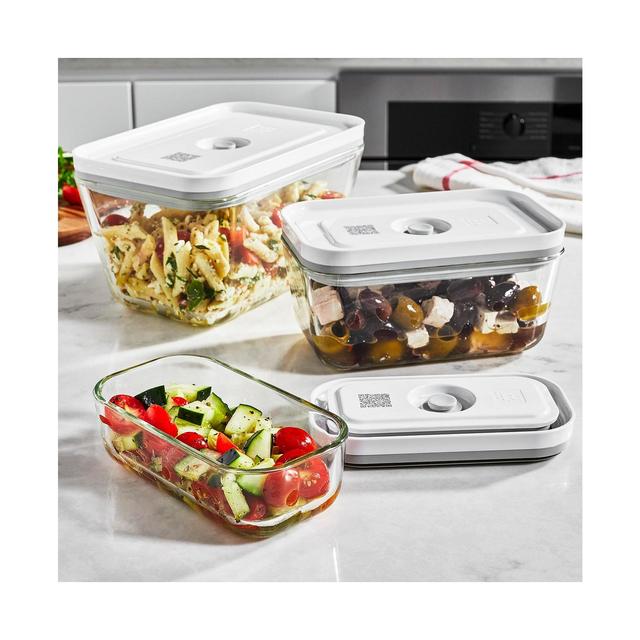 Zwilling Fresh & Save Assorted 3-Pc. Glass Rectangular Vacuum Box Set