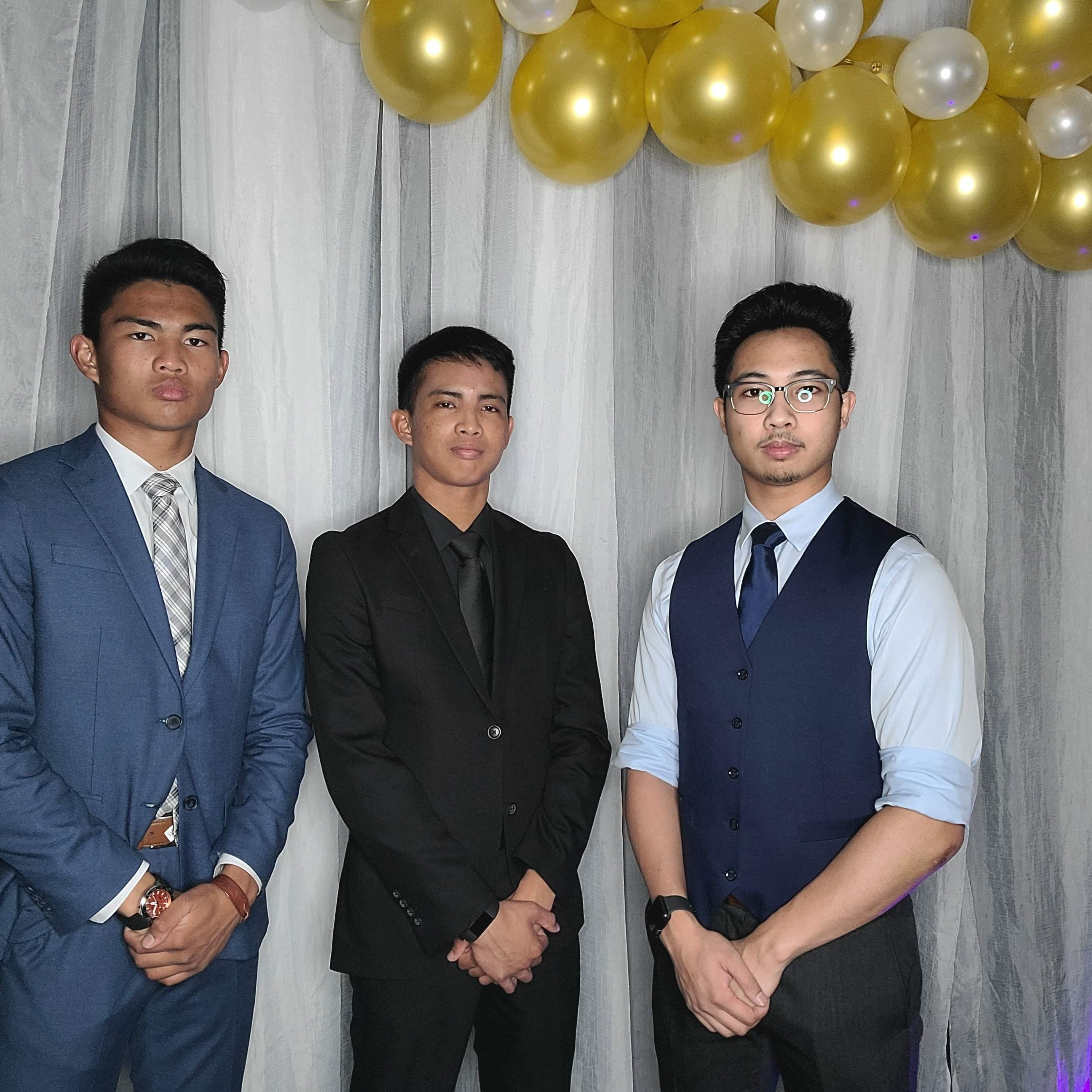 Arturo and Lourdes' three handsome grandchildren Christian, Nathan & Jaden Nisperos