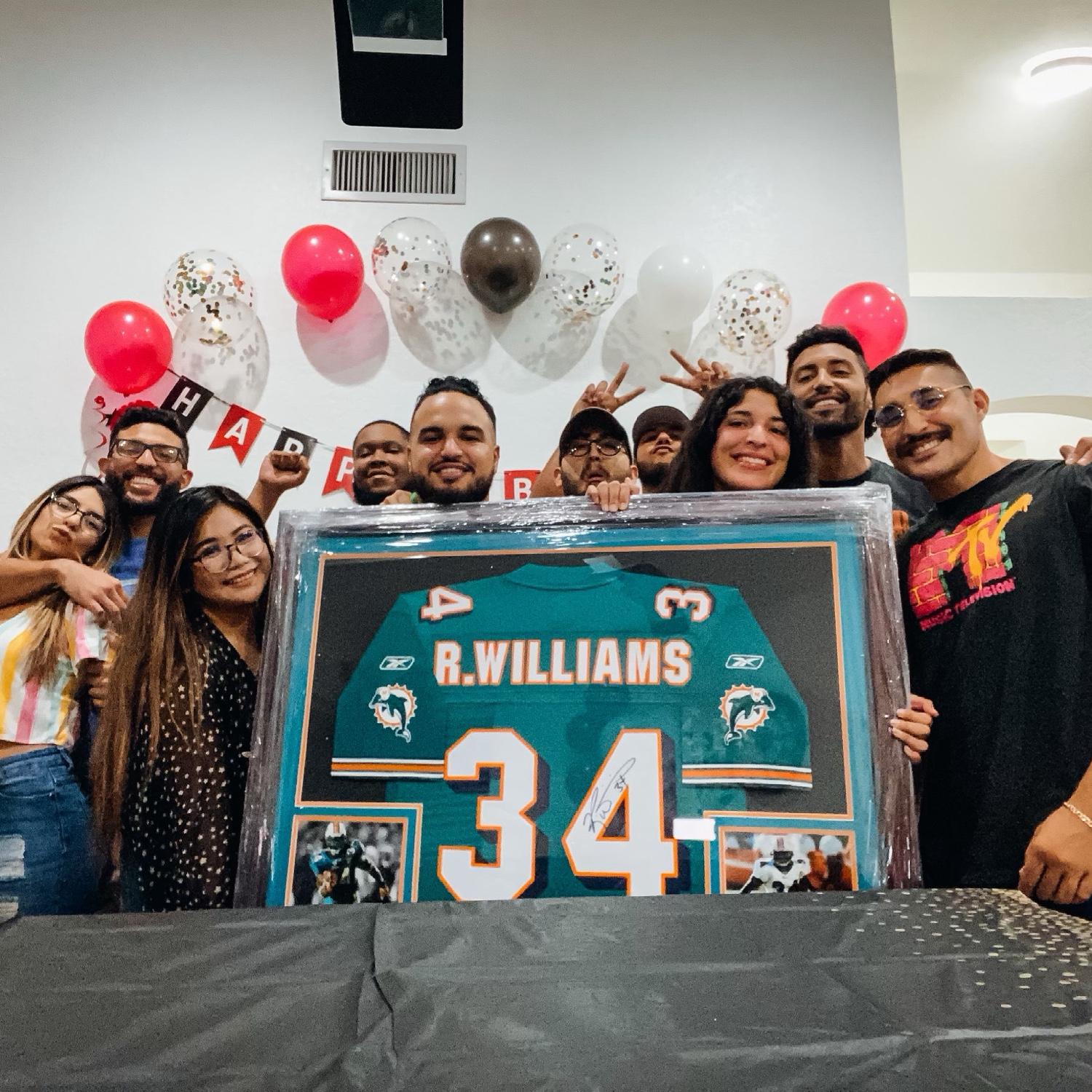 Best birthday celebration with the people we love! That’s Jonathan’s favorite football player!