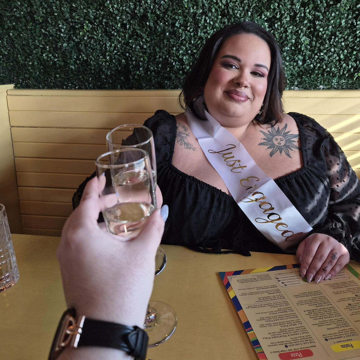 Free champagne at Lou Lou in Middletown.
