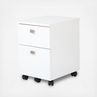 Interface 2-Drawer Mobile File Cabinet