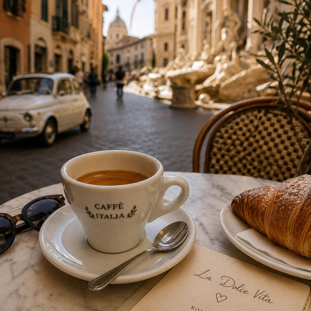 First Espresso in Italy
