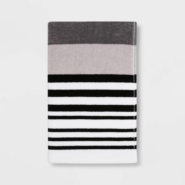 Century Striped Multi Printed Hand Towel Beige - Room Essentials™