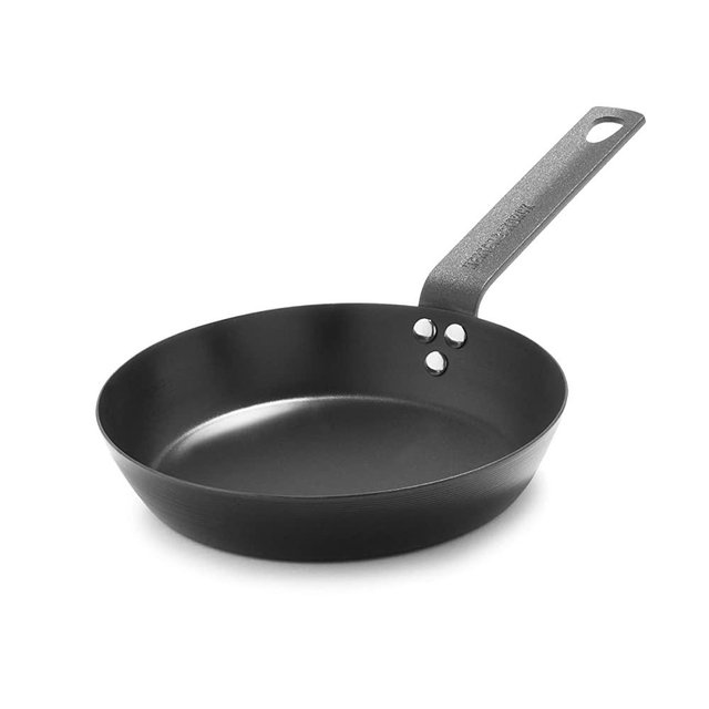 Merten & Storck Carbon Steel, Frying Pan, 8-Inch, Black
