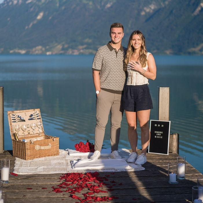 After nearly a decade, Dominic proposed!