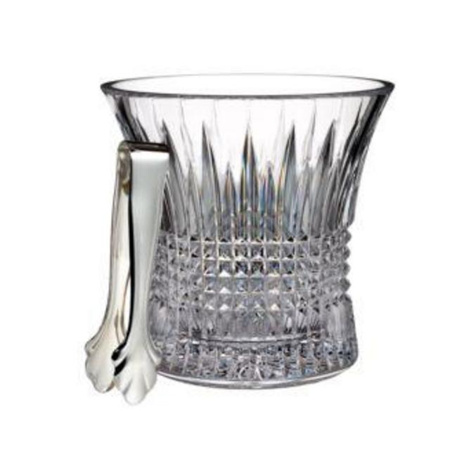Waterford Waterford Lismore Diamond Ice Bucket with Tongs