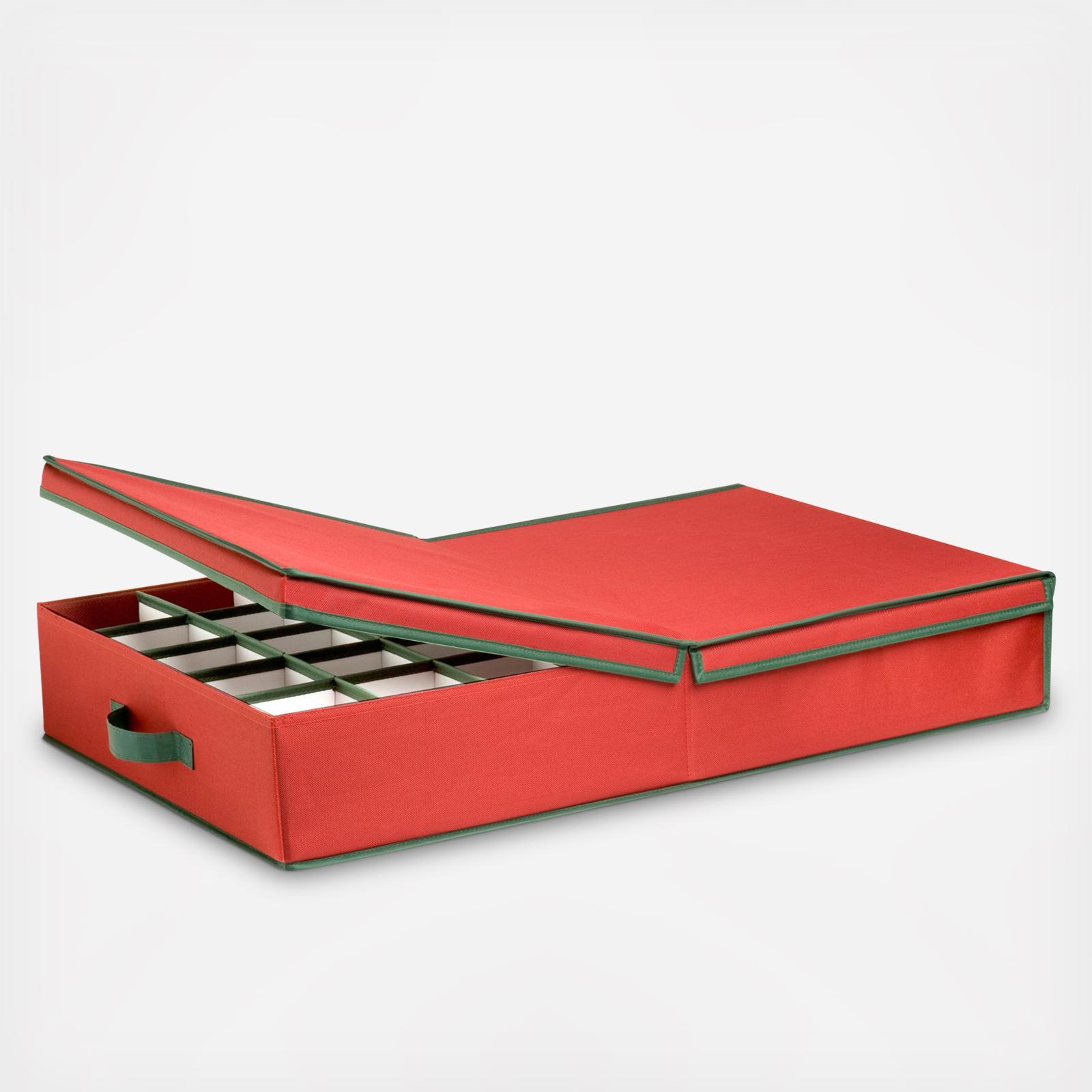 HoneyCanDo, Holiday Ornament Storage Zola