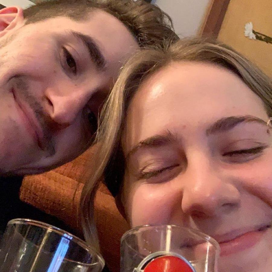 When two goofy people end up in a relationship, you're bound to end up with a few goofy selfies.