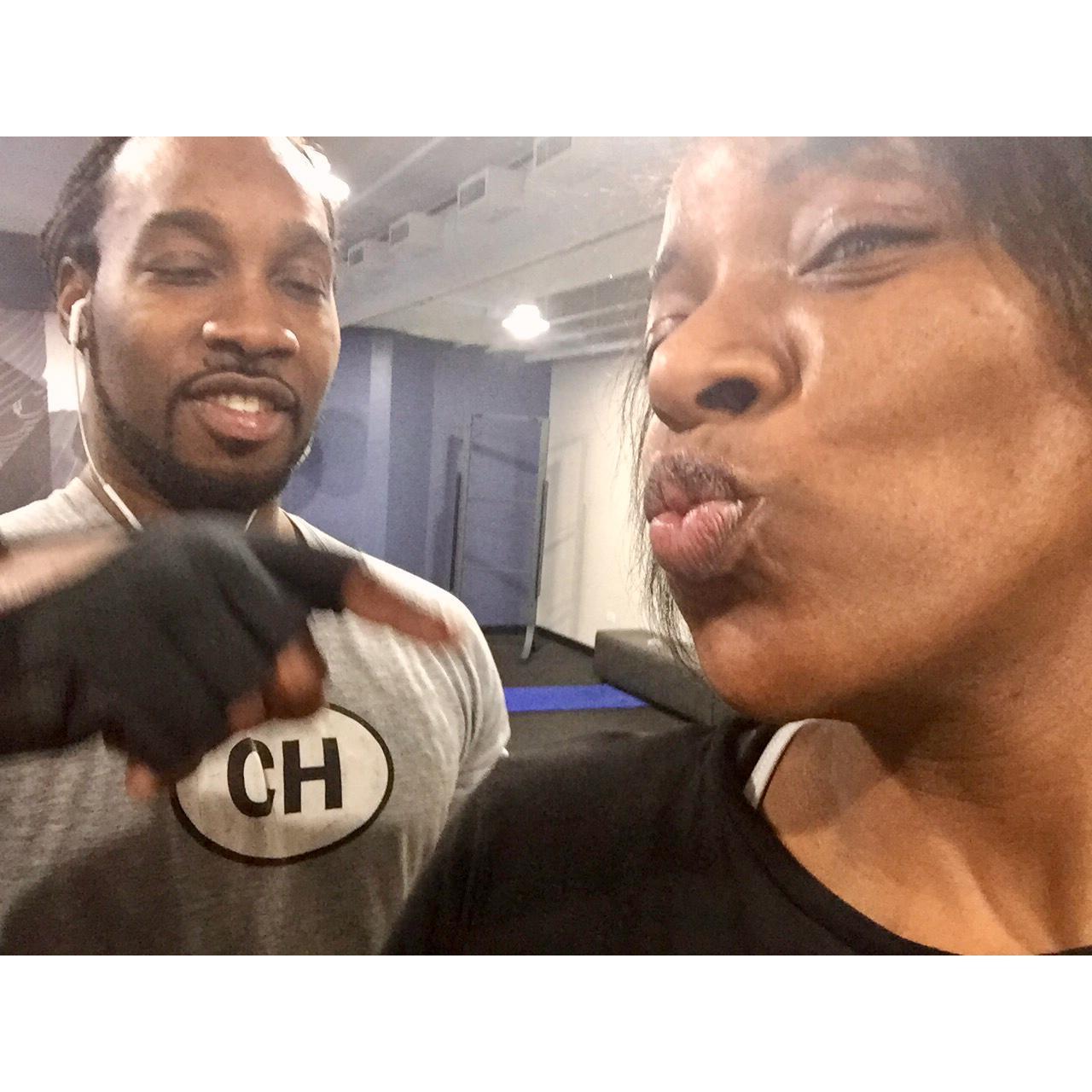 Guess who got me in the gym 3-5 days a week for the first time ever... yep...this guy...my biggest motivator and supporter