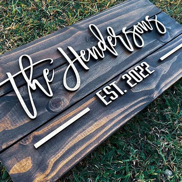 Custom 3D Effect Pallet Style Wood Sign