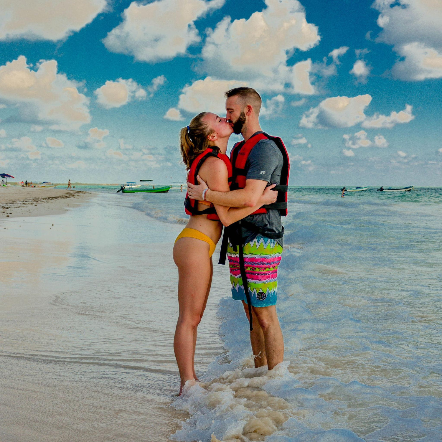 December 2022 - Hola, Mexico! Jamie, Corinne, and a day of snorkeling with fishes and floating through cenotes.