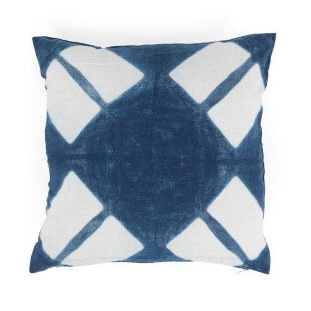 Indigo Geo Print Pillow