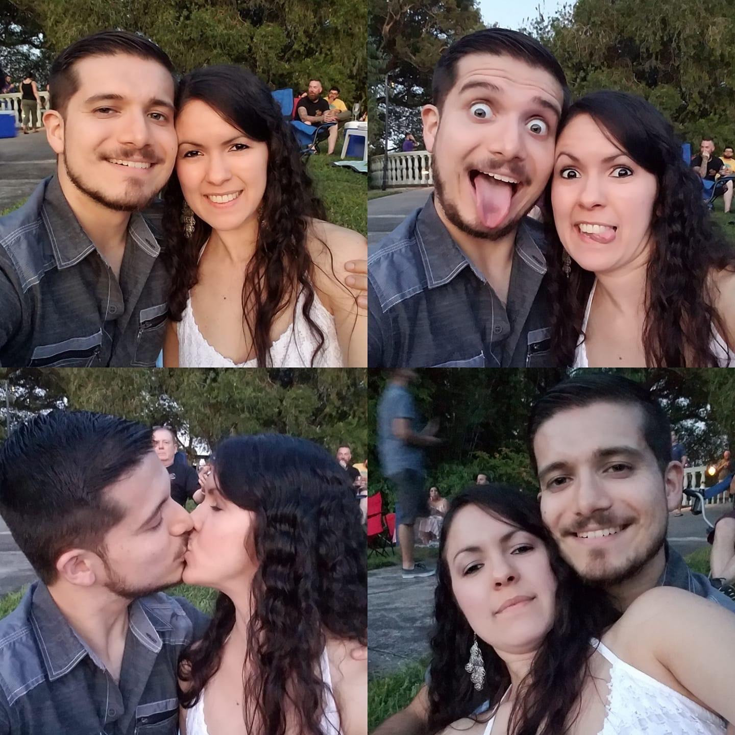 Dos años de relación, felices y agradecidos de Dios./Two years of relationship, happy and grateful to God.