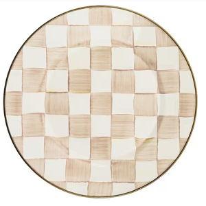 MacKenzie-Childs Check Enamel Dinner Plate