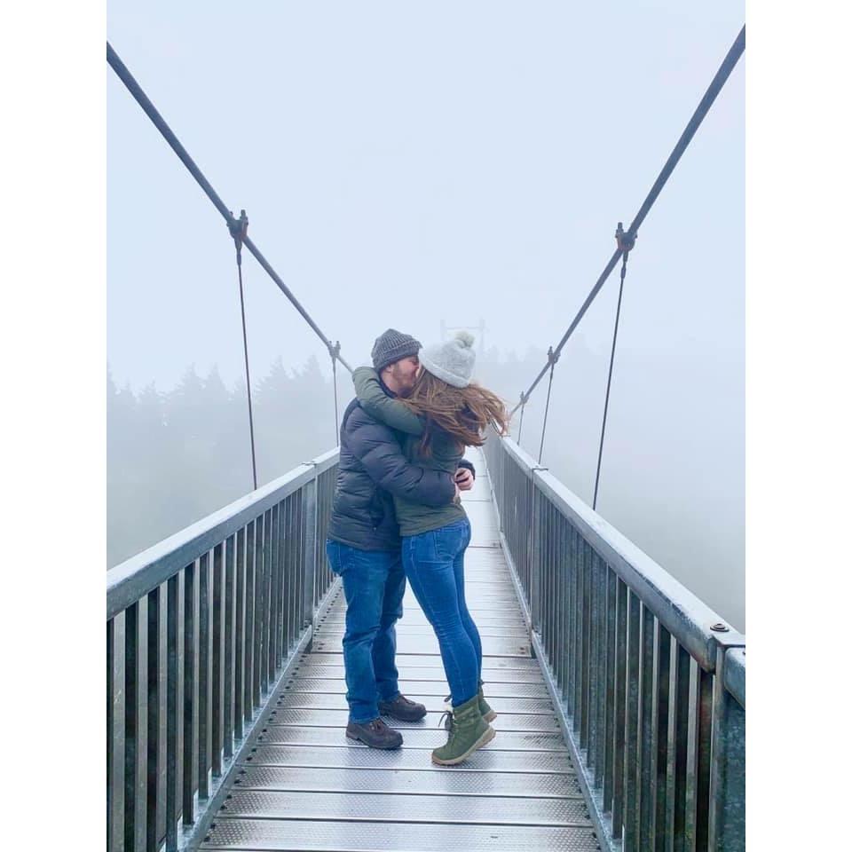 Right after he proposed!