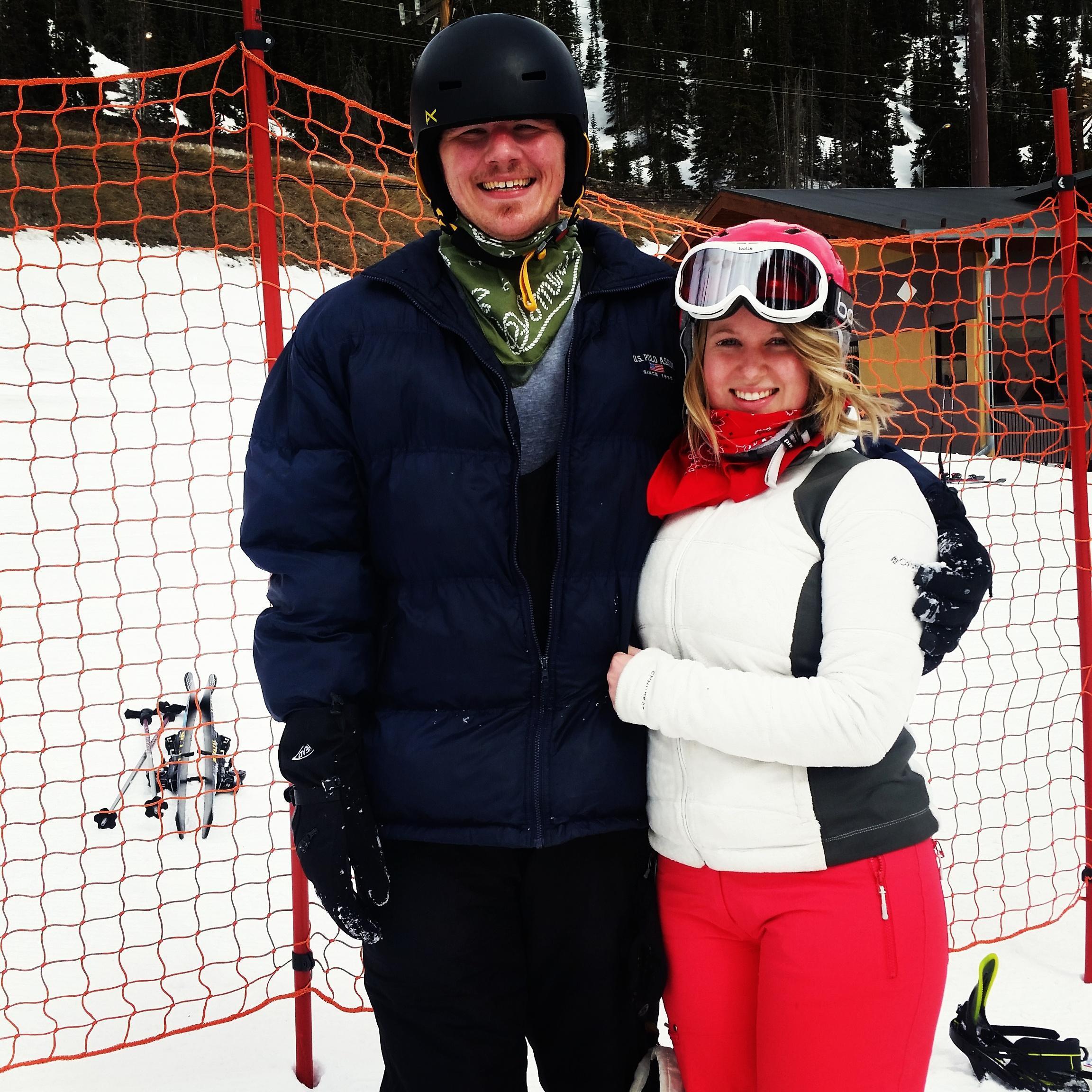 Our first ski trip together in Loveland, CO.