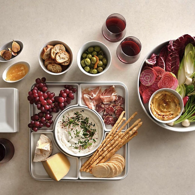 Crate and Barrel Modular 6-Piece Serving Set
