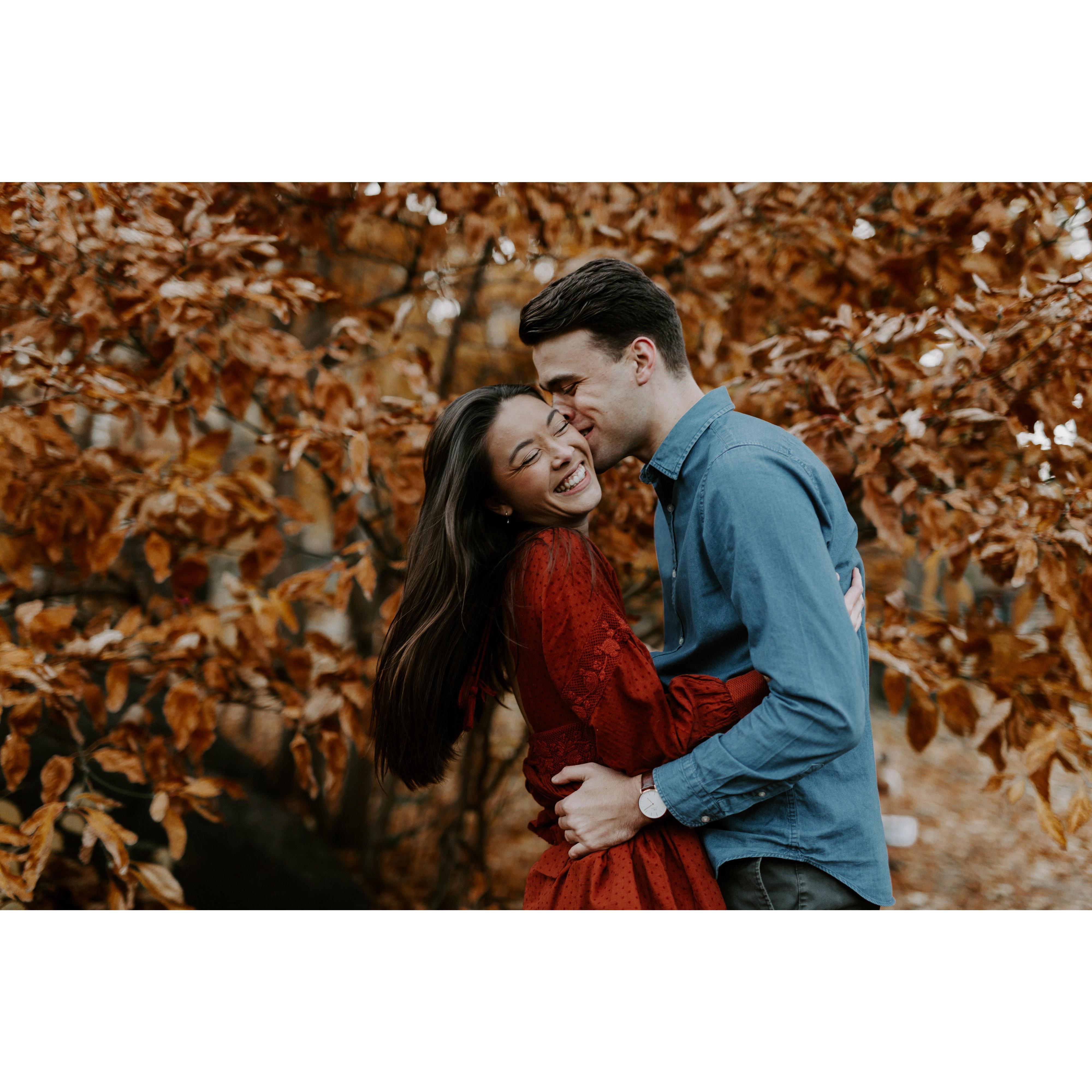 Engagement shoot in Central Park