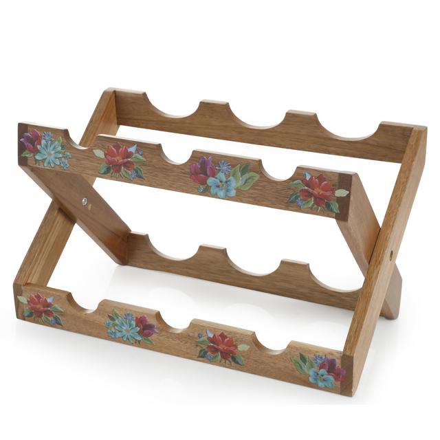 The Pioneer Woman Spring Bouquet 13.9-Inch Wine Rack