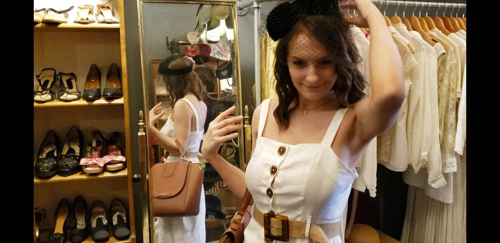 A picture Chase took of Jessica on their California trip.