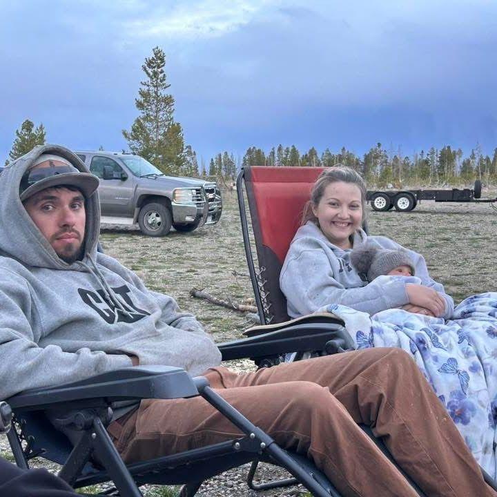 May 2025. Brooklyn's first camping trip.