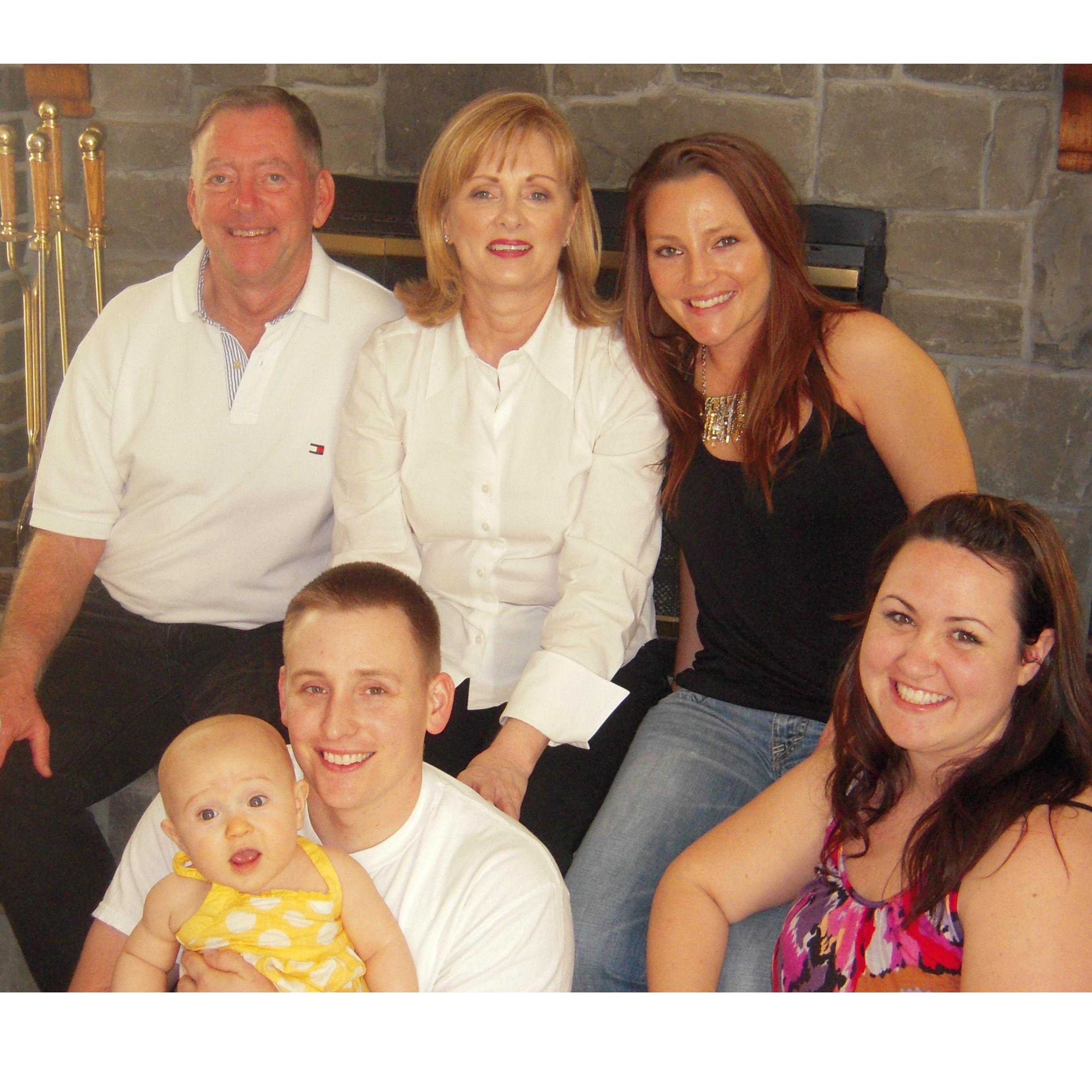 June 2009 - Andrew's first Father's Day and Stephanie meeting some of the Herrin Family <3