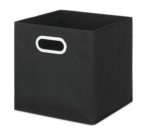 Designer's Image® Black 11" Fabric Storage Bin