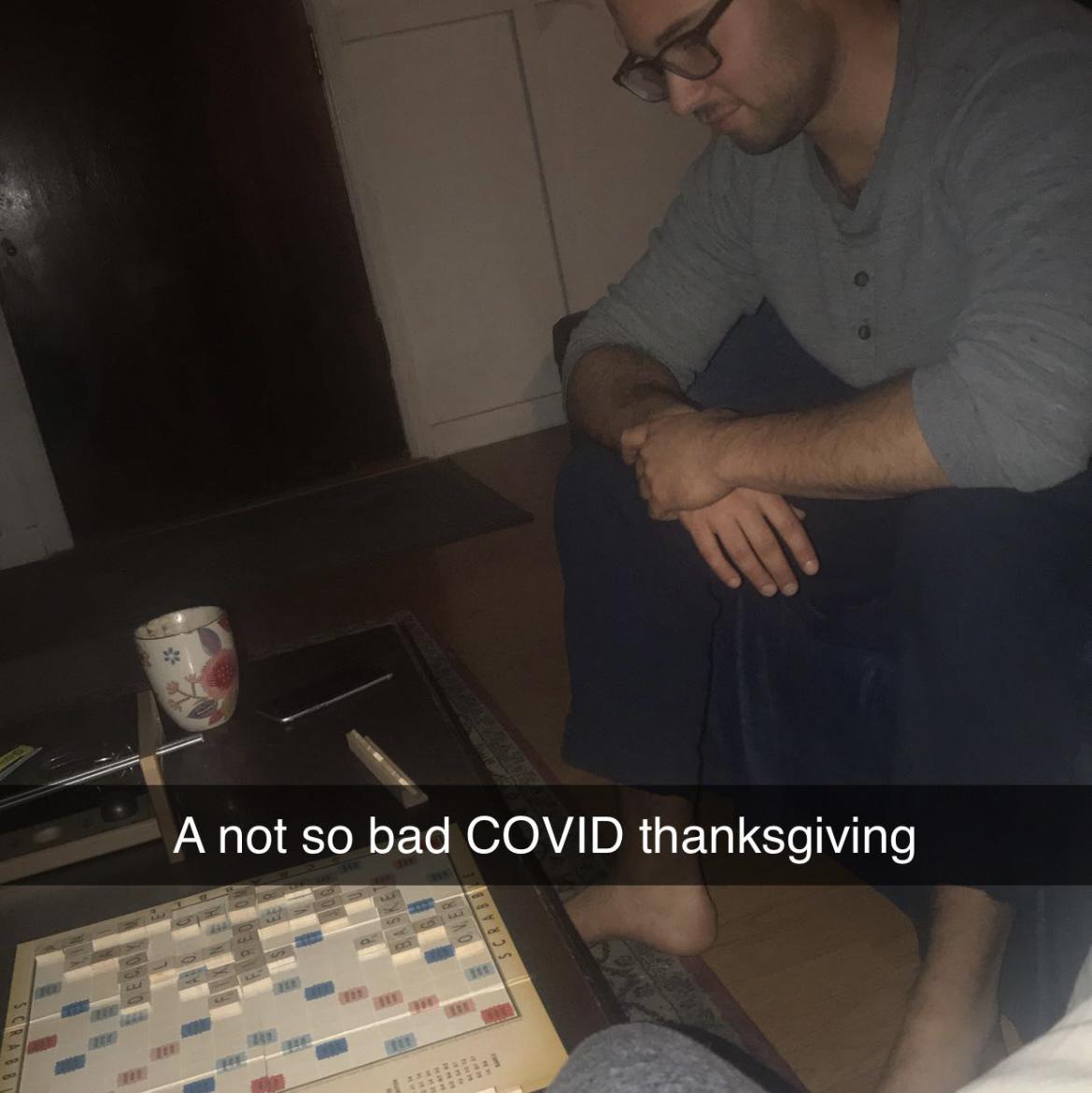 When Brad gave Mack COVID right after getting back from basic training and it turned into the most special holiday. (not our only covid holiday unfortunately)