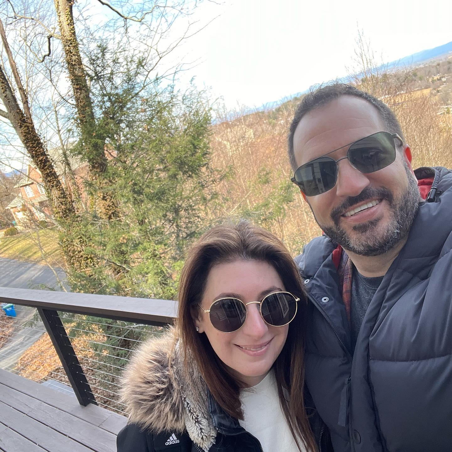Our first vacation together in Asheville