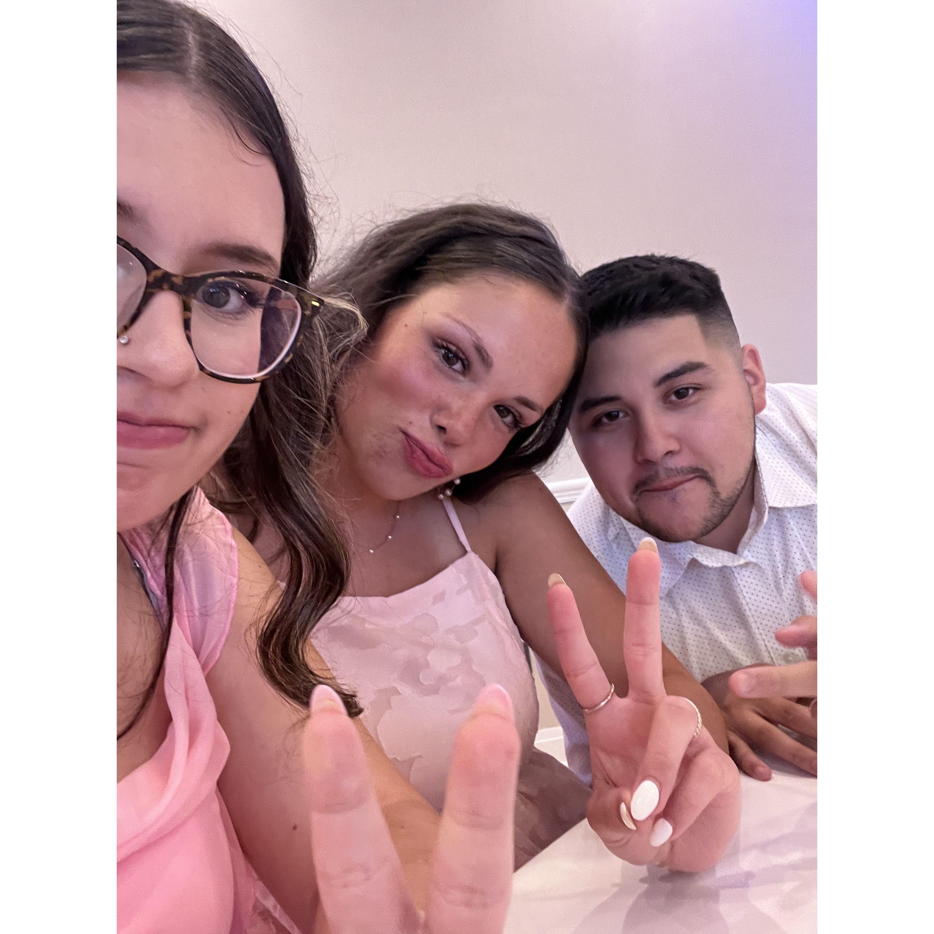 A pic snapped at a friends wedding in June 2024.