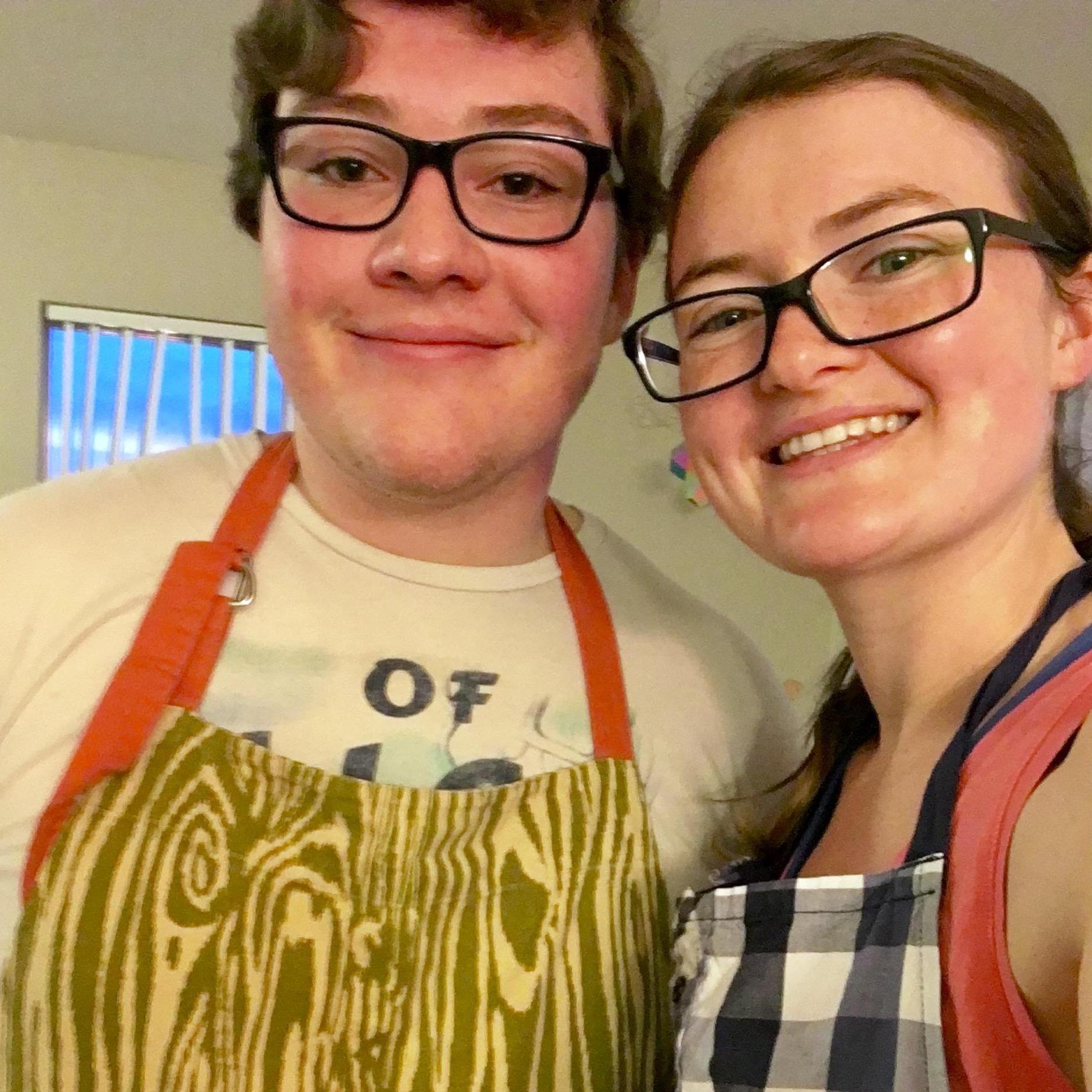 Cooking together in Petaluma
