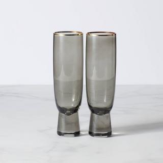 Trianna Champagne Flute Glass, Set of 2