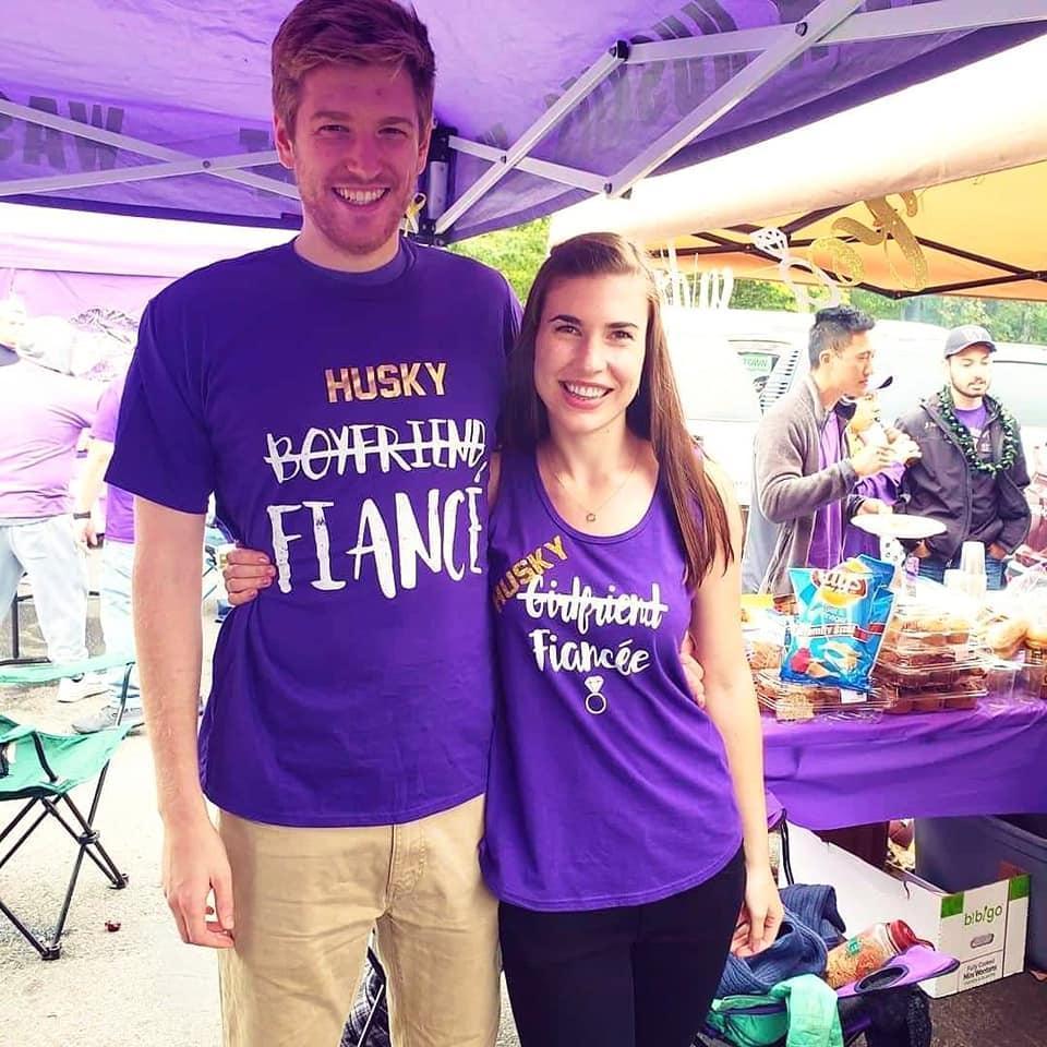 Engagement tailgate party- September, 2019