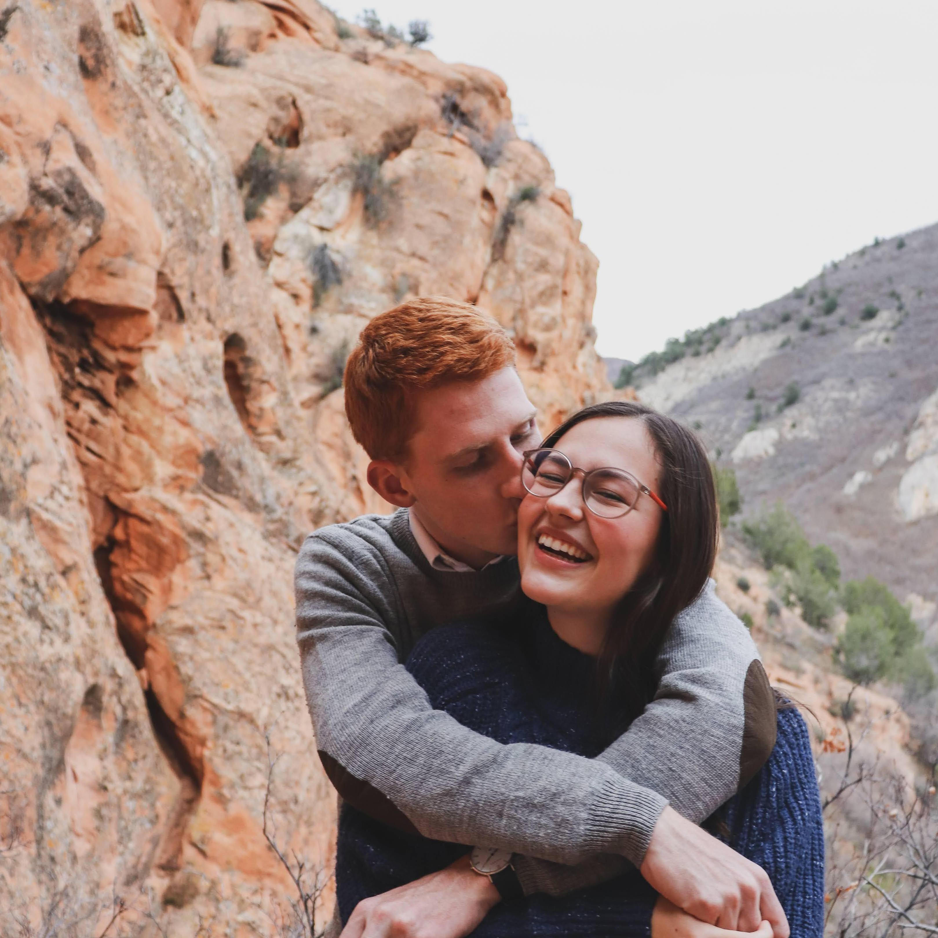 Fake engagement photos