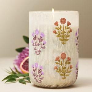 Astrid Fresh Hibiscus & Pink Guava Glass Candle