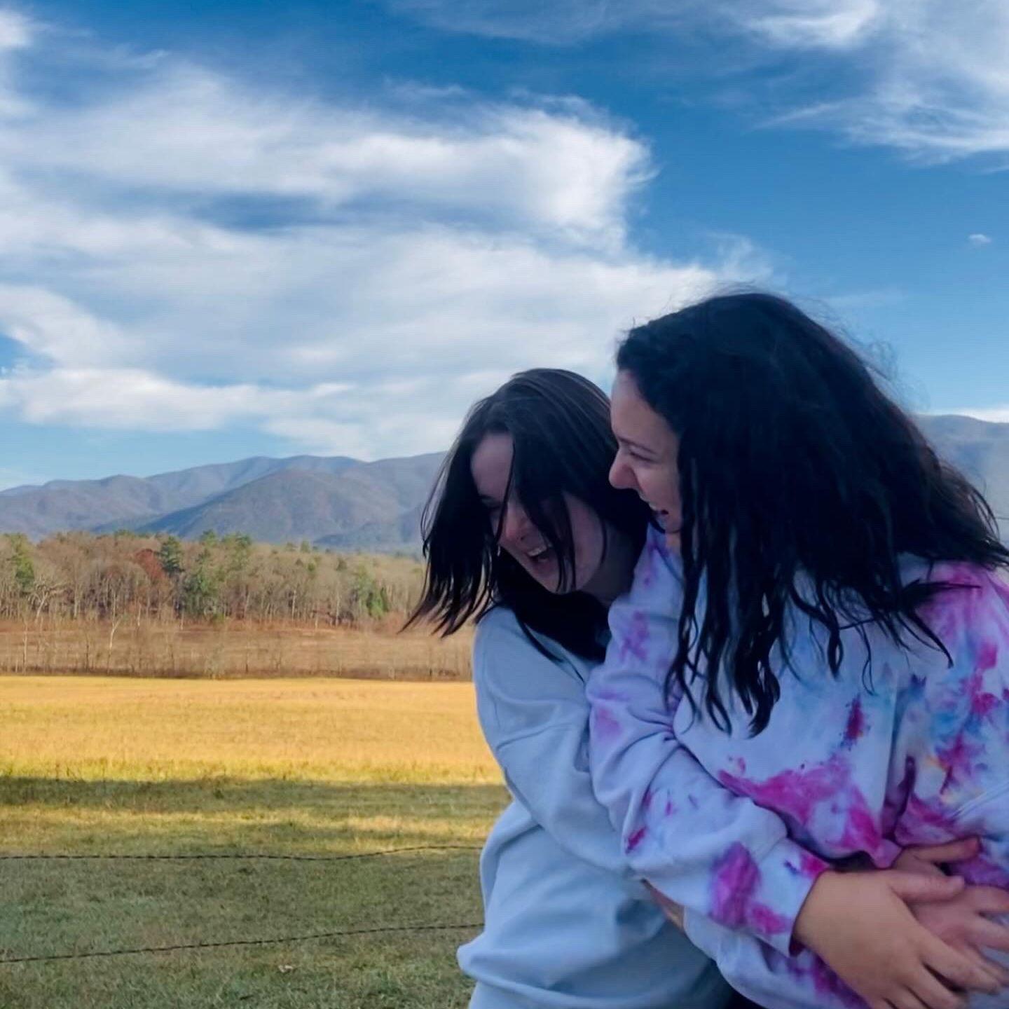 The first time we went to Cade's Cove (Kylie wrote a song about this)