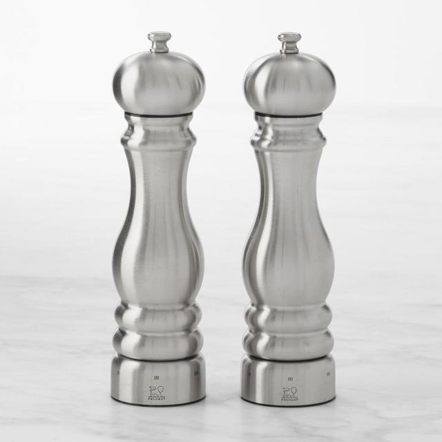 Peugeot Paris Chef Stainless-Steel Salt & Pepper Mill Set