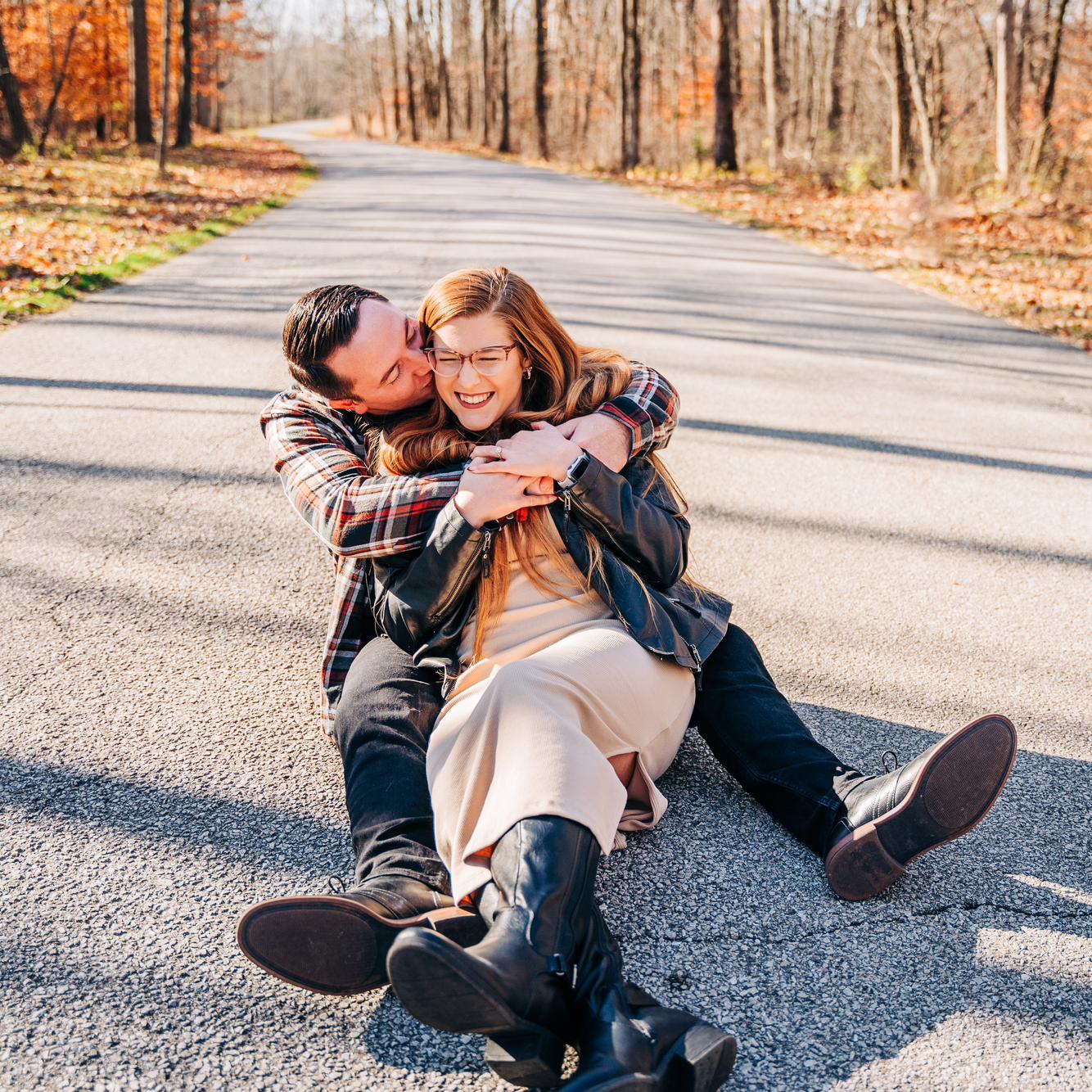 Then we got some fall engagement photos…