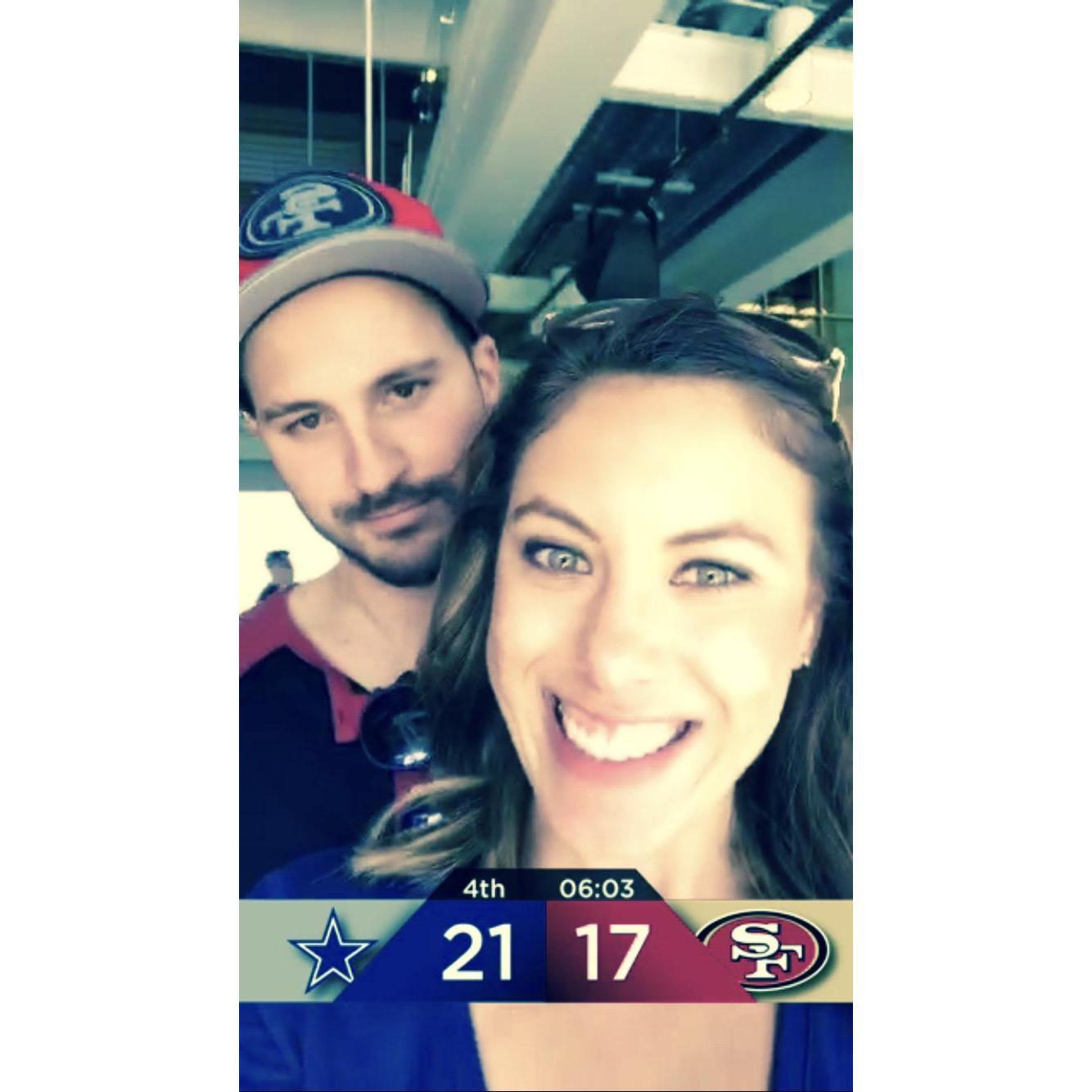 Our first 49er and Cowboys Game