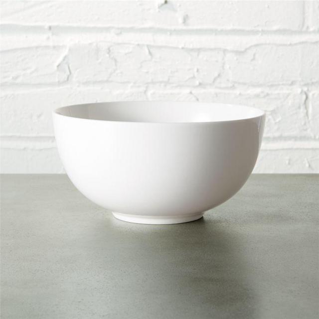 Set of 8 Contact White Bowls