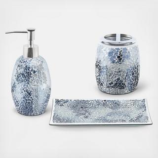 Zara 3-Piece Bath Accessories Set with Gift Box
