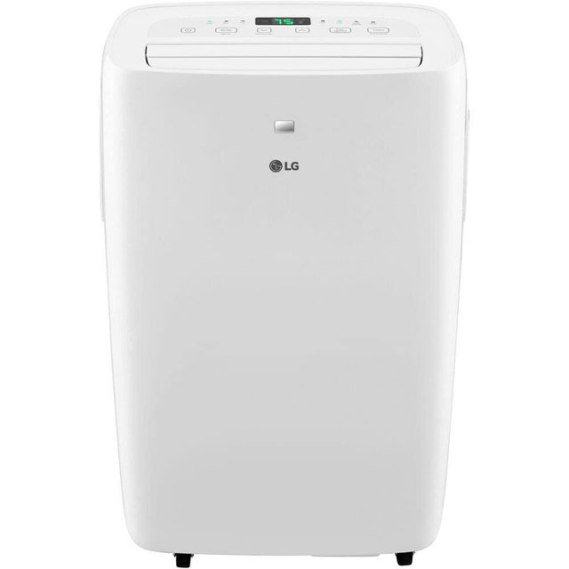 LG 7,000 BTU (DOE) / 10,000 BTU (ASHRAE) Portable Air Conditioner, Cools 300 Sq.Ft. (12' x 25' room size), Quiet Operation, LCD Remote, Window Installation Kit Included, 115V