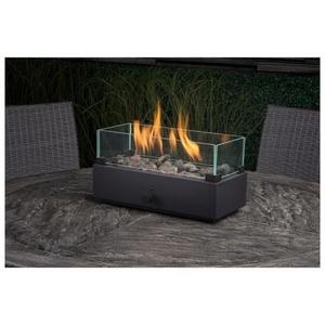 Two Harbors 14" Long Tabletop LP Gas Fire Table - Black - Project 62™