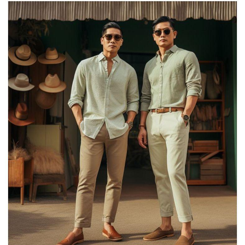 Men's wedding guest attire example