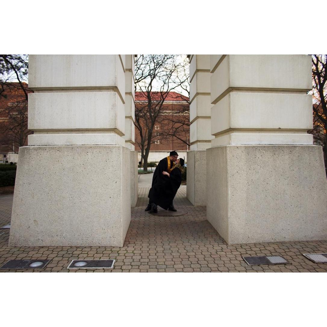 Purdue legend says that if you kiss under the bell tower you will get married.. December 18, 2015.