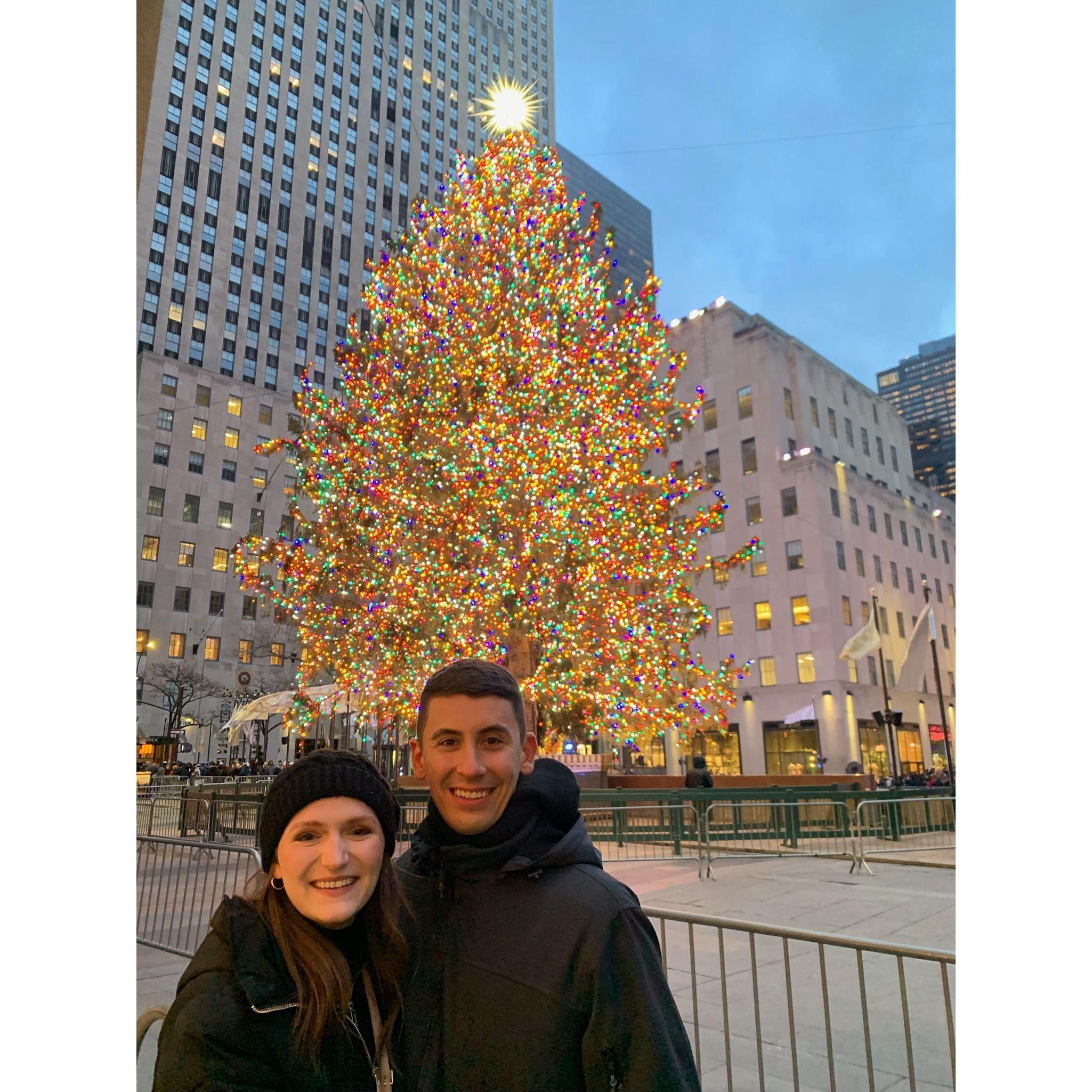 Rockefeller Center Christmas Tree- the same place we went for one of our first dates!