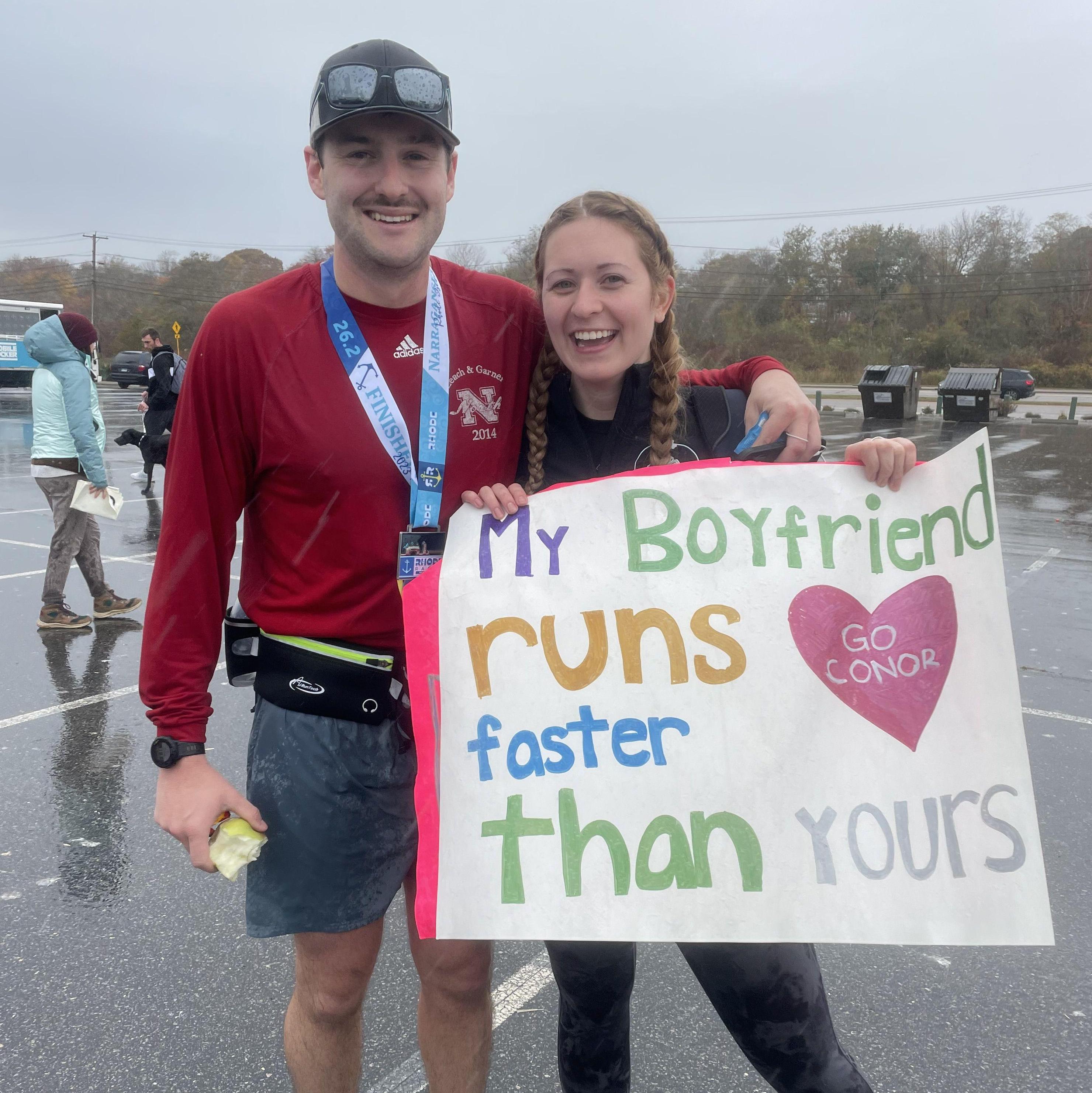 Conor's first marathon!