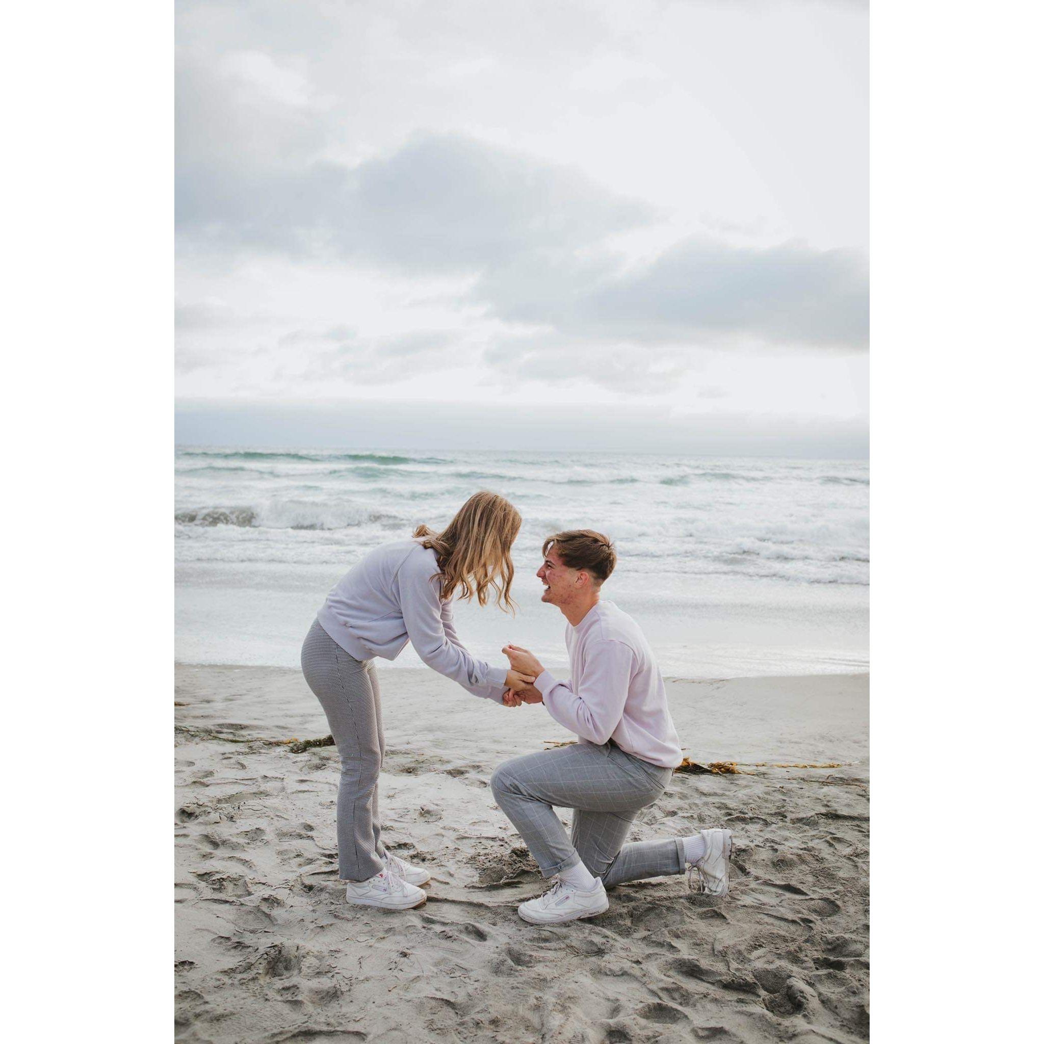 Right before this picture was taken I asked Nils if he was about to propose to me, to which he responded - "heck yeah I am!"