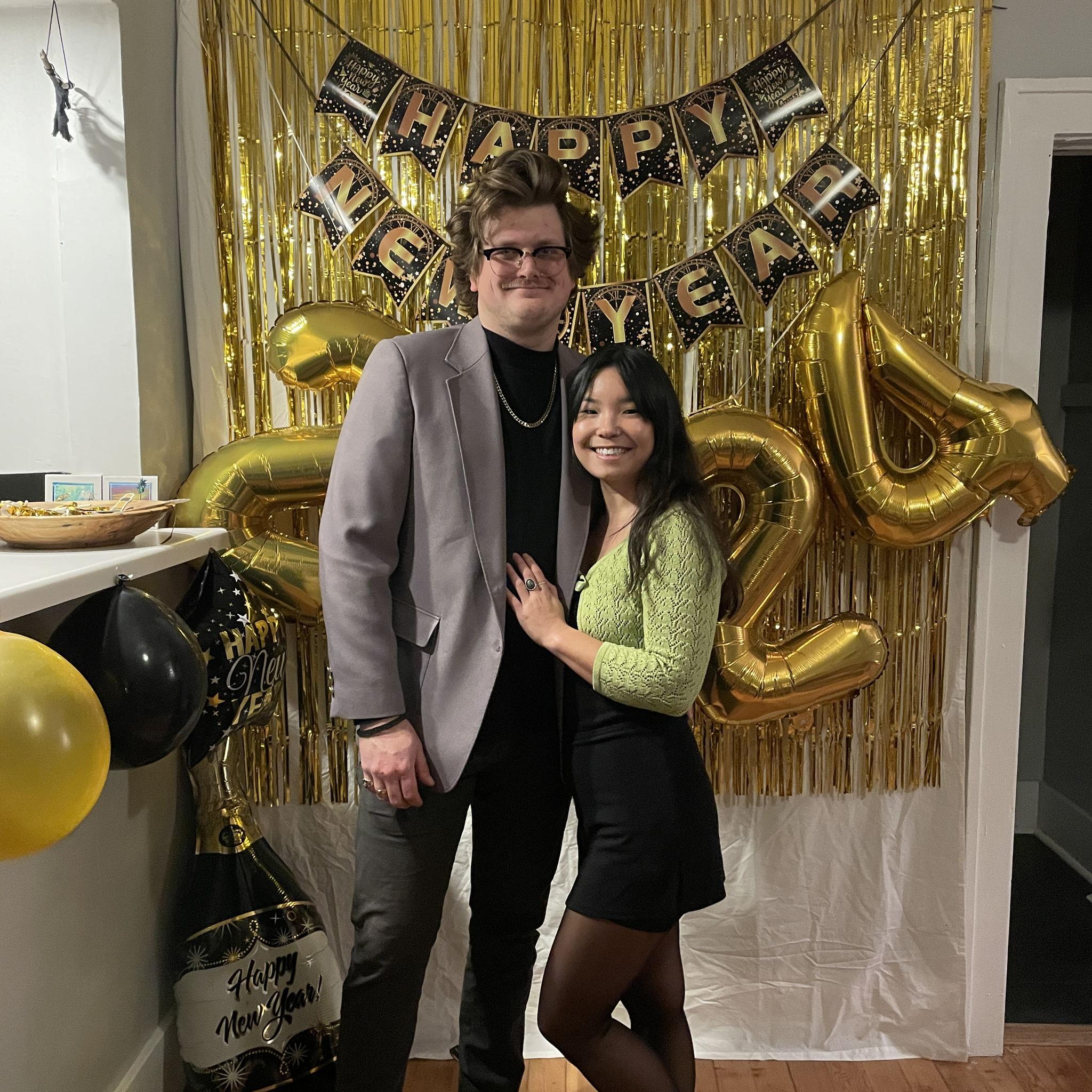 Ringing in the new year together. Many more to come!